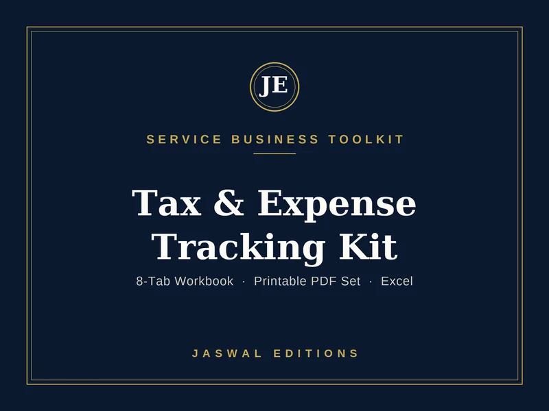 Small business tax and expense tracking kit cover